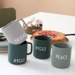 Design Letters Porzellan Tasse Favourite Cup Grey Friend Discount