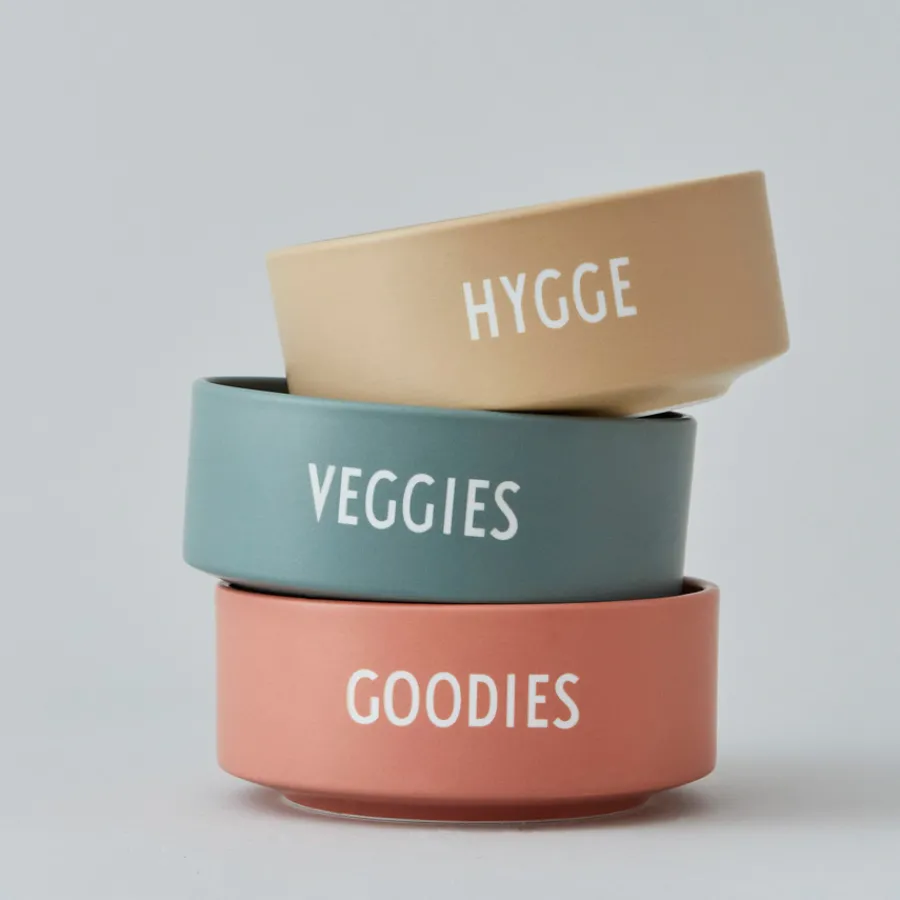 Design Letters Porzellan Snack Schüssel Dusty Green Veggies Discount