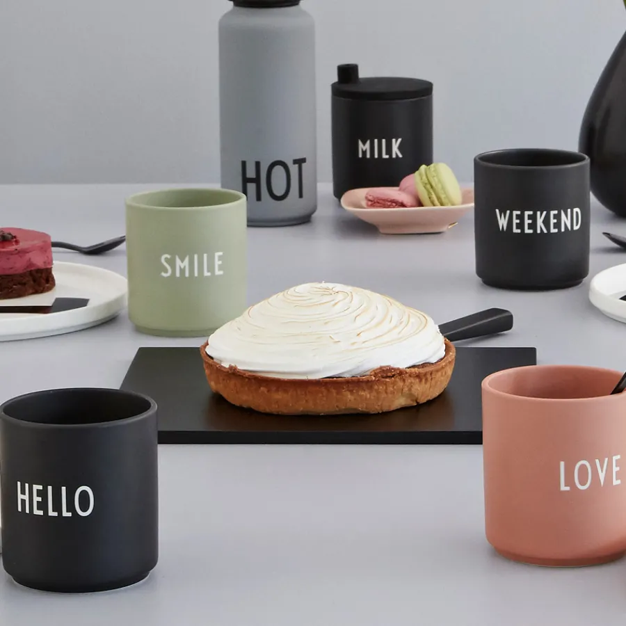 Design Letters Porzellan Becher Weekend New