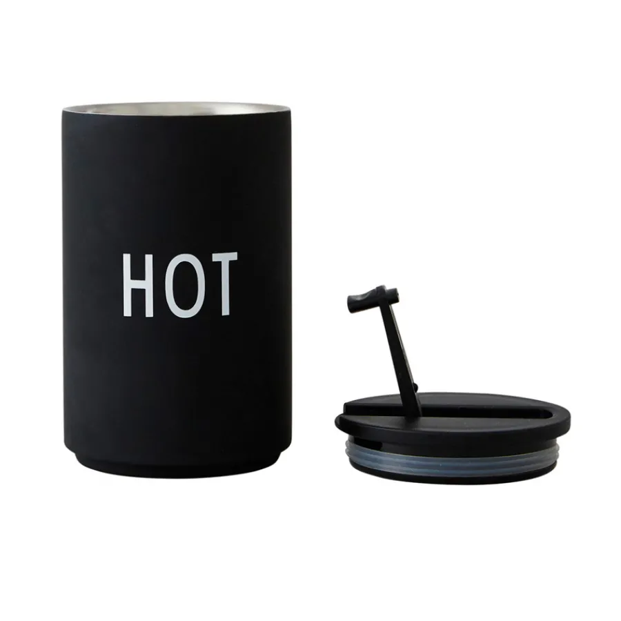 Design Letters Thermobecher Hot Black Clearance