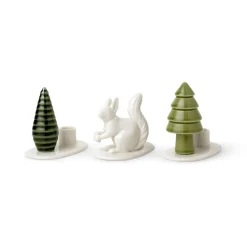 Dottir Nordic Design Kerzenhalter Winter Stories Squirrel 3er-Set Fashion