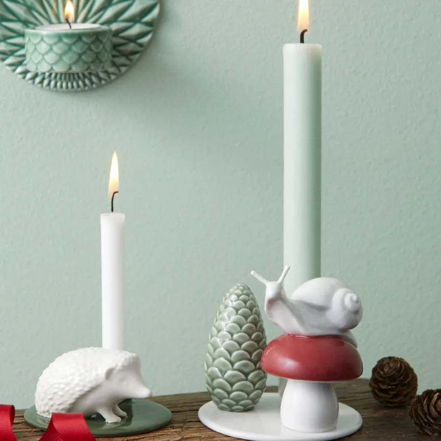 Dottir Nordic Design Kerzenhalter Winter Stories Snail & Mushroom Sale