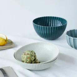 Dottir Nordic Design Salatschüssel Samsurium Dark Sea Outlet