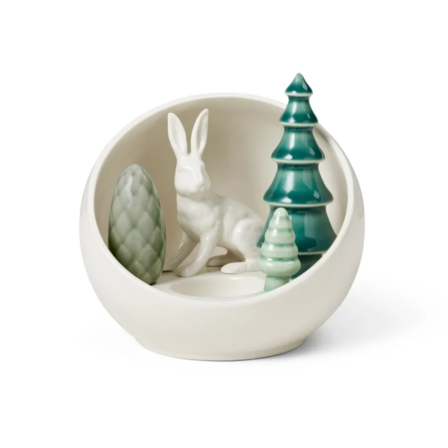 Dottir Nordic Design Teelichthalter Winter Stories Hare Ball Fashion