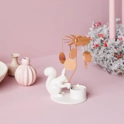 Dottir Nordic Design Teelichthalter Winter Stories Squirrel Engelspiel Outlet