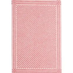 Erika Vaitkute Geschirrtuch SCHACHBRETT Rot Jacquard 47x70 New