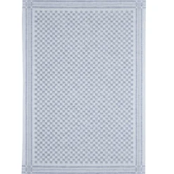 Erika Vaitkute Geschirrtuch SCHACHBRETT Hellblau Jacquard 47x70 Hot