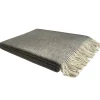 Erika Vaitkute Merinoplaid RUKLA Dunkelgrau Fischgrat 140x200 Fashion
