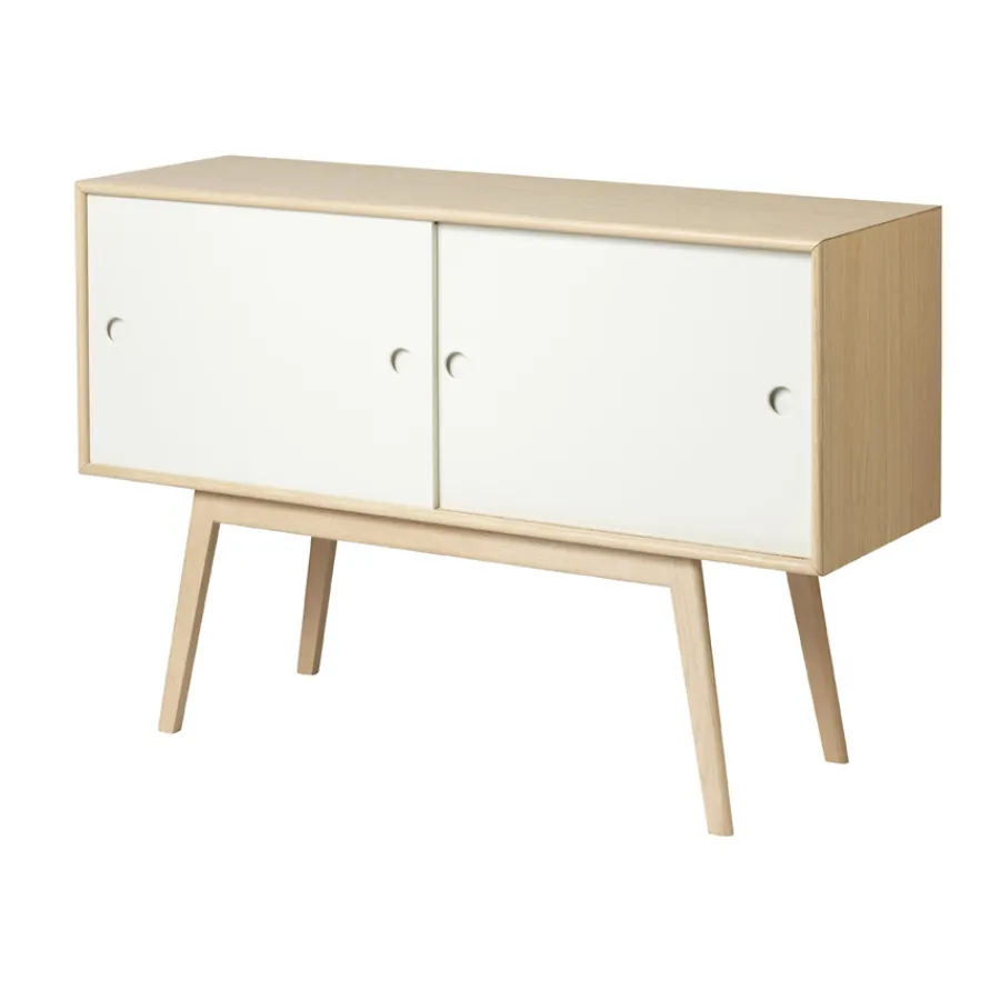 FDB Møbler A83 - Butler Kommode Natur/Weiße Front New