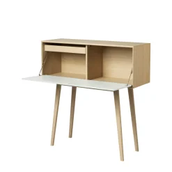 FDB Møbler A84 - Butler Kommode/Sekretär Natur/Weiß New