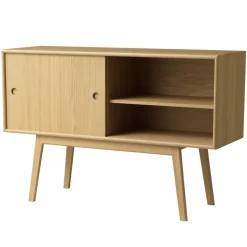 FDB Møbler A83 - Butler Kommode Natur/Staubgrüne Front New
