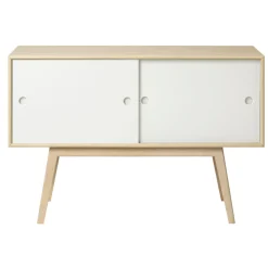 FDB Møbler A83 - Butler Kommode Natur/Weiße Front New