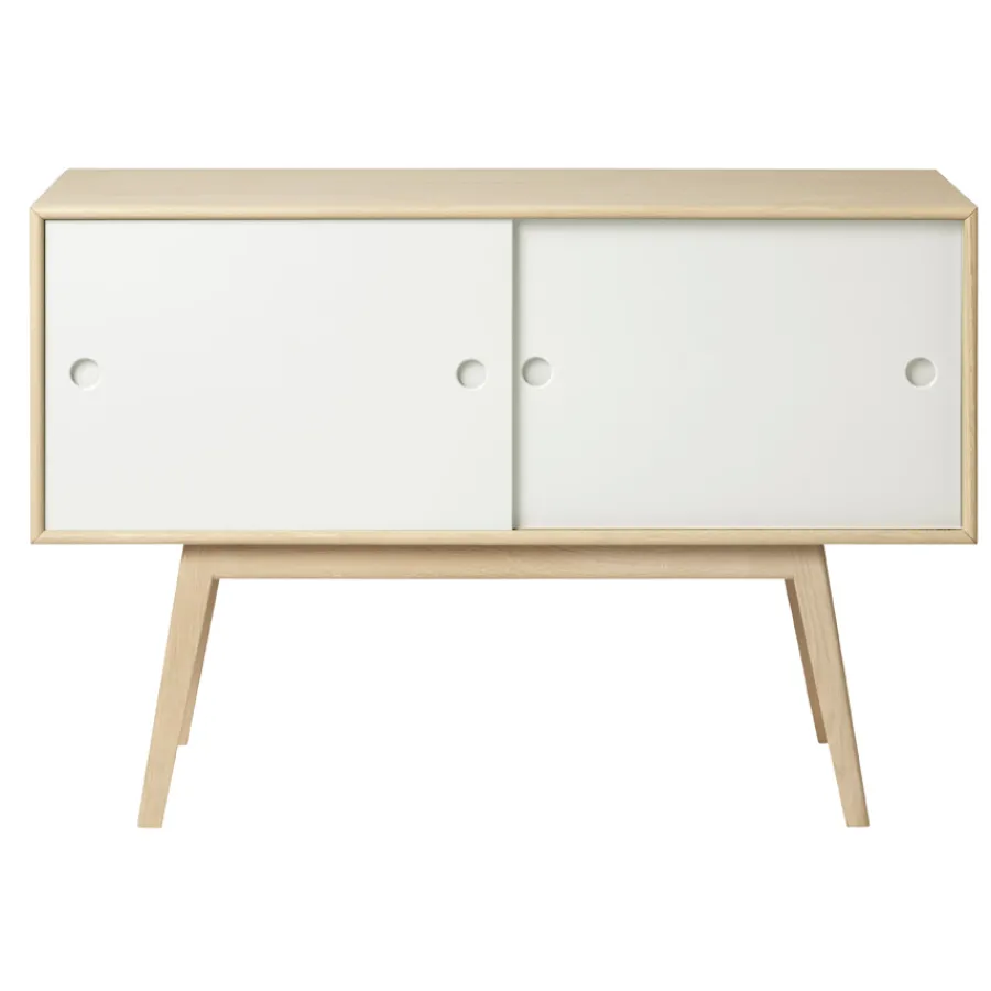 FDB Møbler A83 - Butler Kommode Natur/Weiße Front New