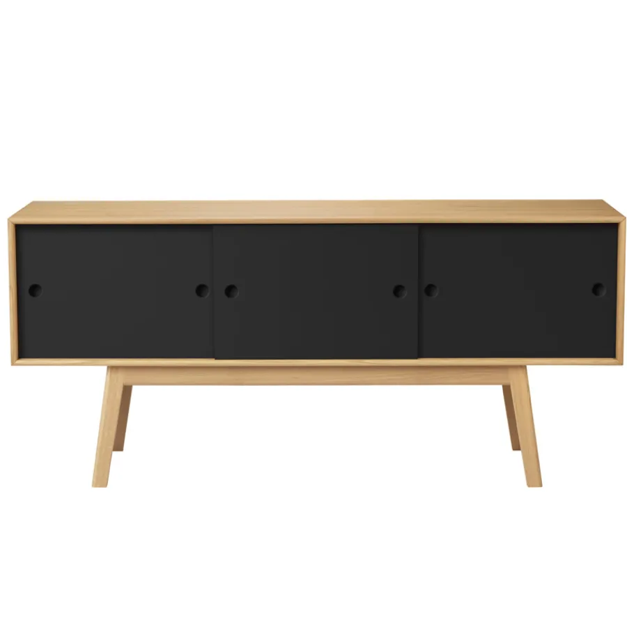 FDB Møbler A85 - Butler Sideboard Schwarz/Natur Best