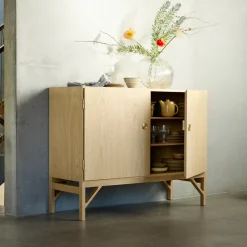 FDB Møbler A232 Sideboard Eiche Natur Lackiert Outlet