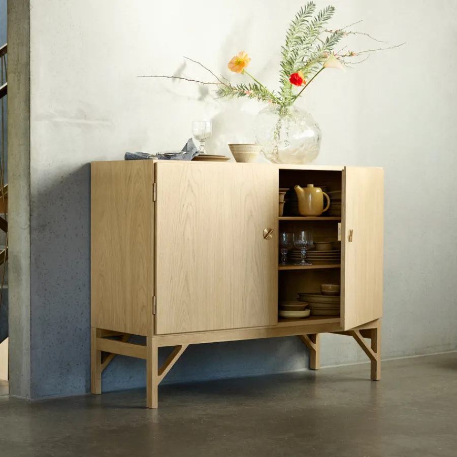 FDB Møbler A232 Sideboard Eiche Natur Lackiert Outlet