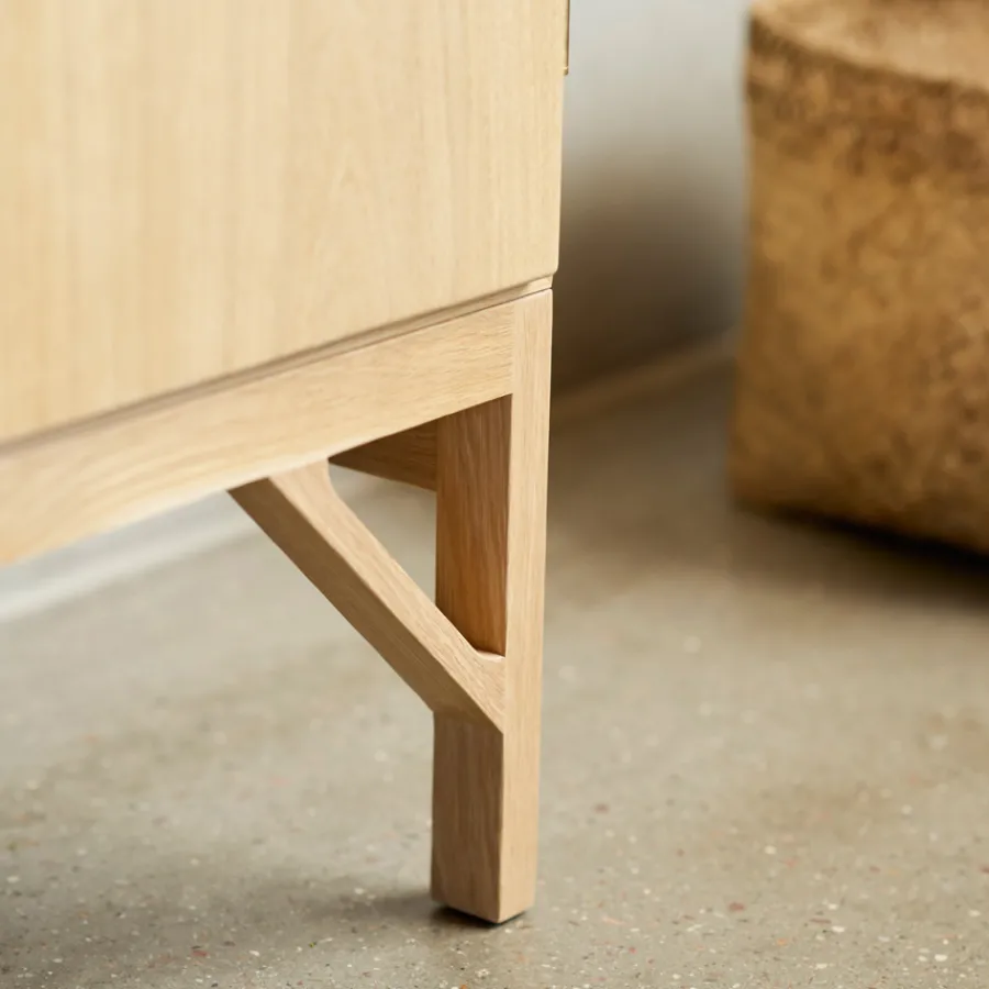 FDB Møbler A232 Sideboard Eiche Natur Lackiert Outlet