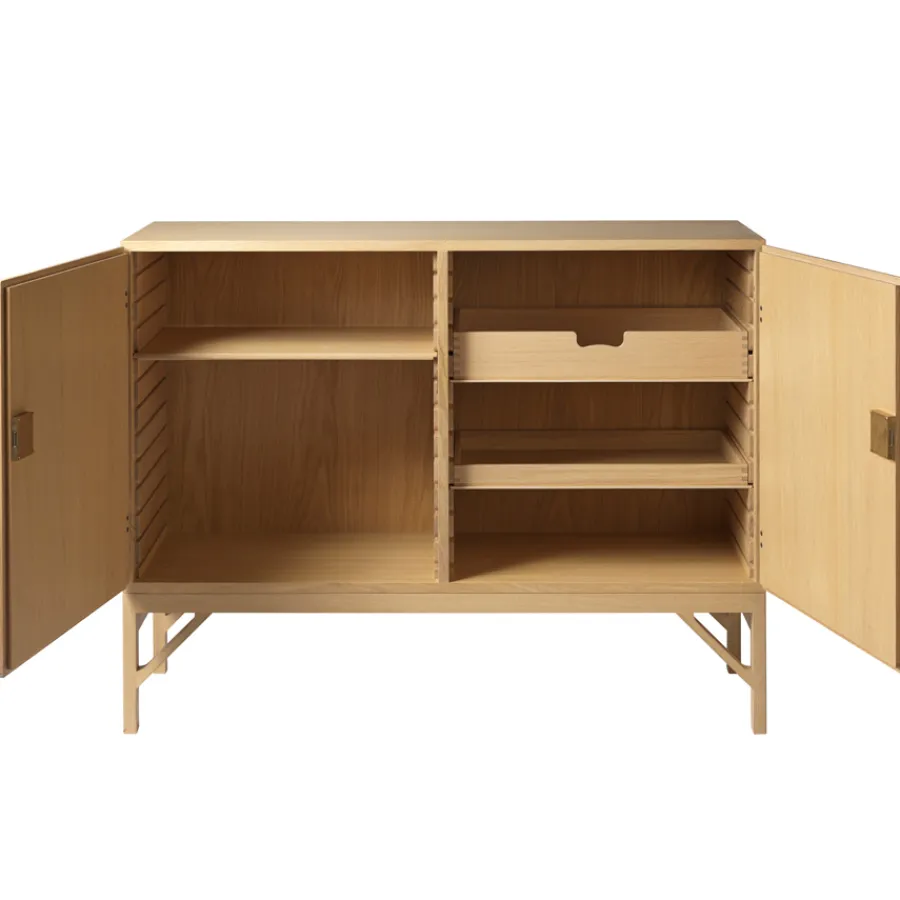 FDB Møbler A232 Sideboard Eiche Natur Lackiert Outlet