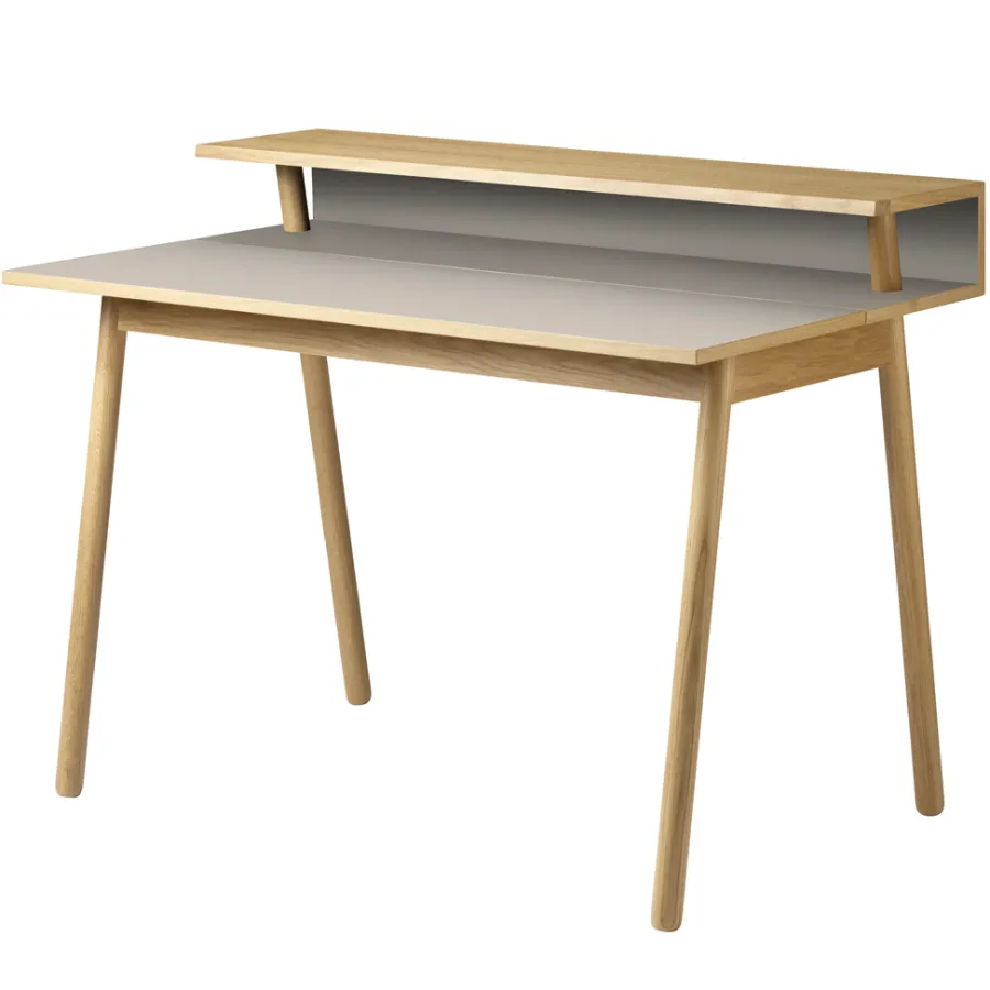 FDB Møbler C68 - Nørrebro Schreibtisch Eiche/Mushroom New