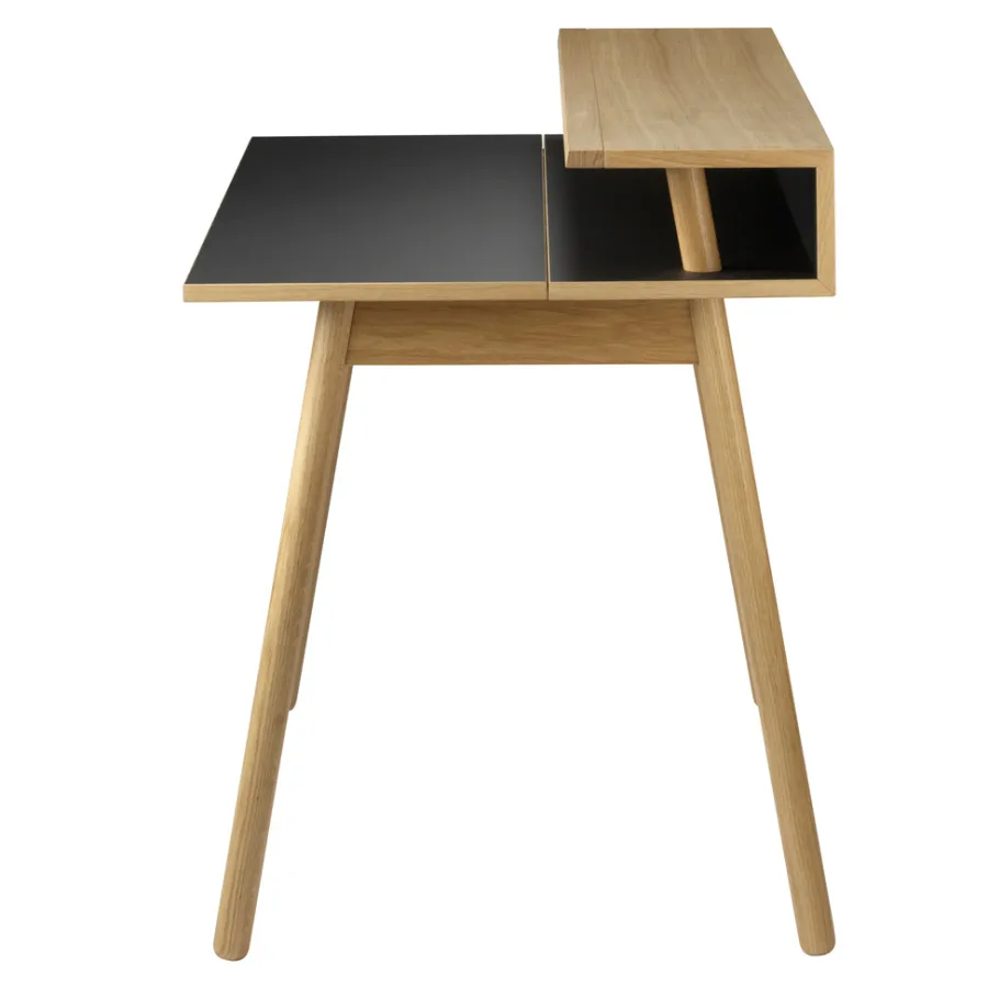 FDB Møbler C68 - Nørrebro Schreibtisch Eiche/Schwarz Discount