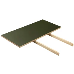 FDB Møbler C35 Verlängerungsstück Natur/Oliv Linoleum Oliv 90 cm Best