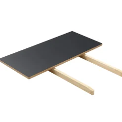 FDB Møbler C35 Verlängerungsstück Natur/Dunkelgrau Linoleum Zinn 82 cm Discount