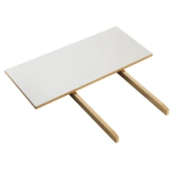 FDB Møbler C35 Verlängerungsstück Natur/Hellgrau Linoleum Pilzbraun 82 cm Online