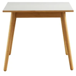 FDB Møbler C35A Quadratischer Tisch Natur/Hellgrau Linoleum Pilzbraun Best