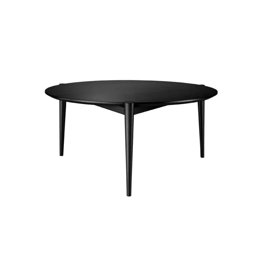 FDB Møbler D102 - Søs (Ø85) Couchtisch Schwarz Hot