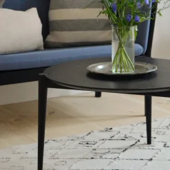 FDB Møbler D102 - Søs (Ø85) Couchtisch Schwarz Hot