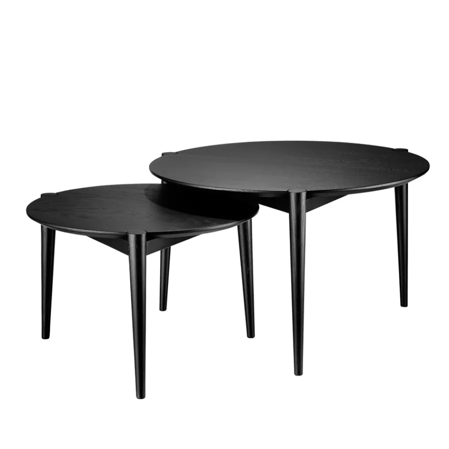 FDB Møbler D102 - Søs (Ø55) Couchtisch Schwarz Discount