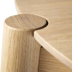 FDB Møbler D102 - Søs (Ø85) Couchtisch Eiche Natur Sale