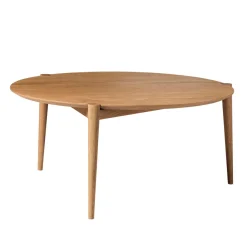 FDB Møbler D102 Søs Couchtisch Ø: 85 cm massive Eiche geölt Hot