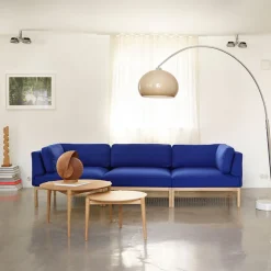 FDB Møbler D102 Søs Couchtisch Ø: 55 cm massive Eiche geölt Fashion