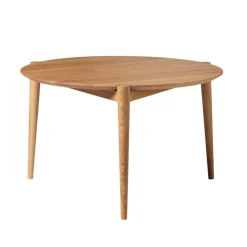 FDB Møbler D102 Søs Couchtisch Ø: 70 cm massive Eiche geölt Best