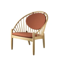 FDB Møbler J166 - Jørna Sessel Natur/Brunt Orange Discount