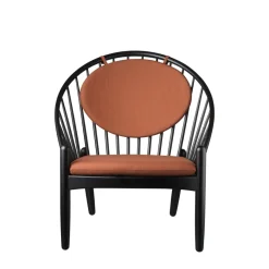 FDB Møbler J166 - Jørna Sessel Schwarz/Brunt Orange New