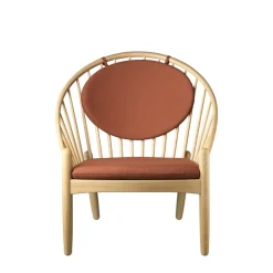 FDB Møbler J166 - Jørna Sessel Natur/Brunt Orange Discount