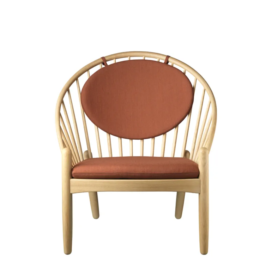 FDB Møbler J166 - Jørna Sessel Natur/Brunt Orange Discount