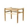 FDB Møbler J83 Hocker Eiche Lackiert/Natur Nordic Swan Ecolabel Best