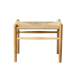 FDB Møbler J83 Hocker Eiche Lackiert/Natur Nordic Swan Ecolabel Best