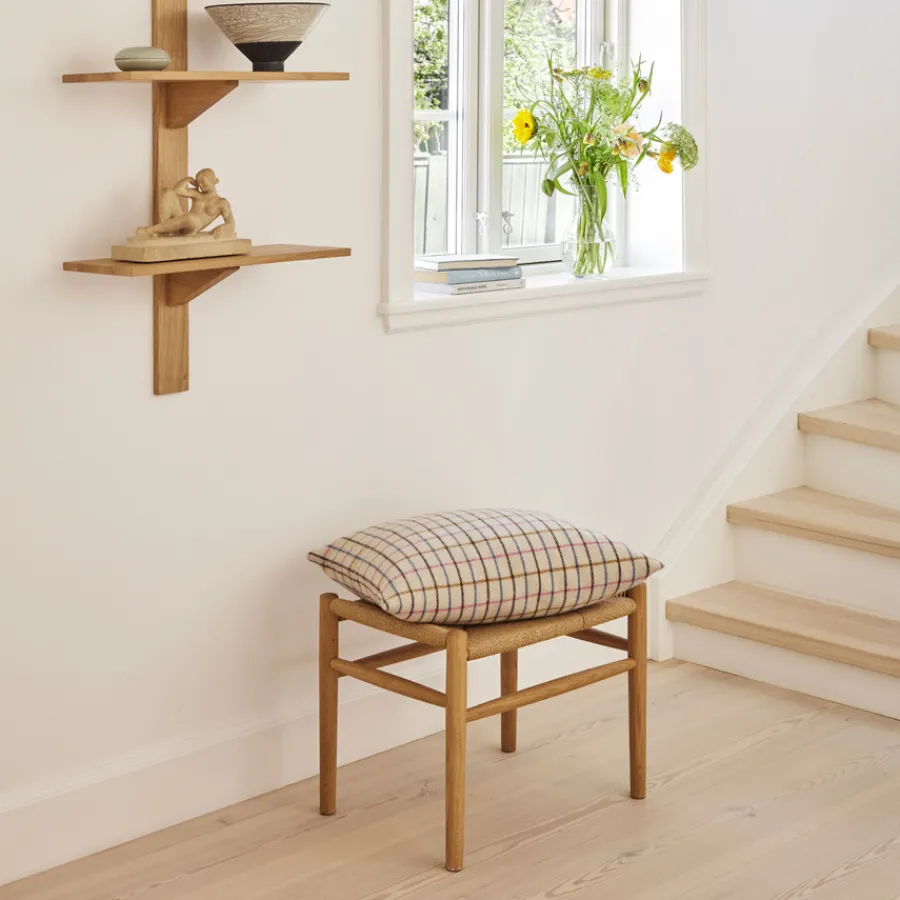 FDB Møbler J83 Hocker Eiche Lackiert/Natur Nordic Swan Ecolabel Best