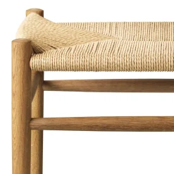 FDB Møbler J83 Hocker Geräucherte Eiche/Natur Hot
