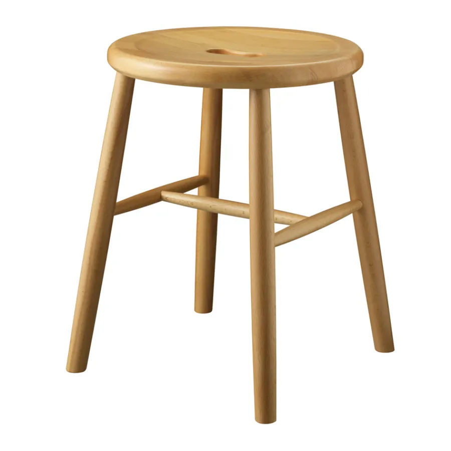 FDB Møbler J27 Hocker Natur Buche 45,1 cm Sale