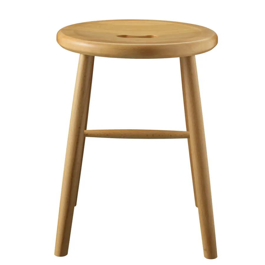 FDB Møbler J27 Hocker Natur Buche 45,1 cm Sale