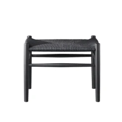 FDB Møbler J83 Hocker Schwarz/Schwarz Hot