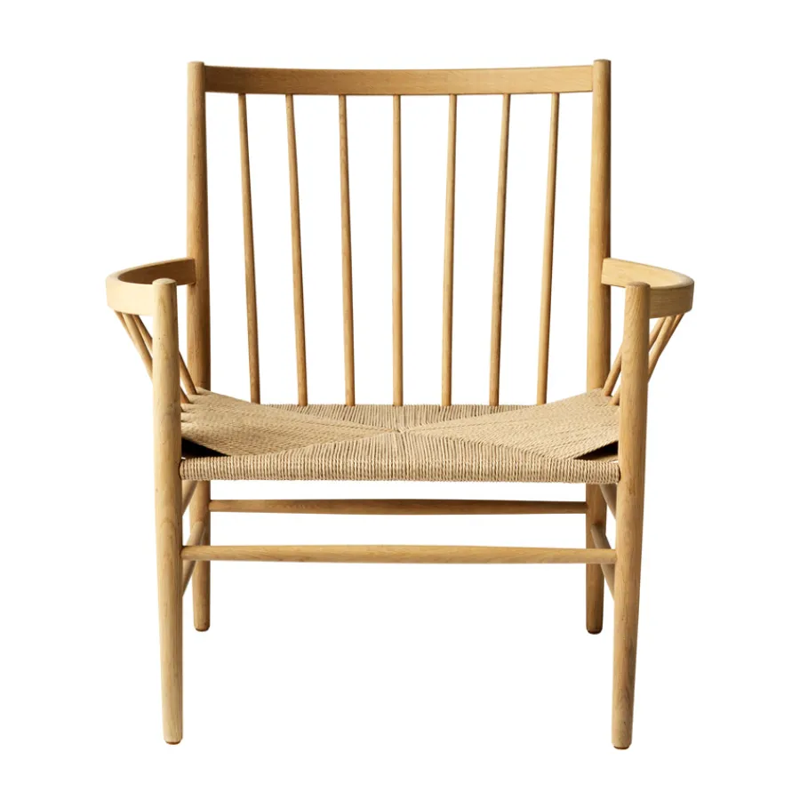 FDB Møbler J82 Lounge-Stuhl Eiche lackiert Nordic Swan Ecolabel Discount