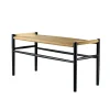 FDB Møbler J163 Piano bench Klavierbank Schwarz/Natur Online