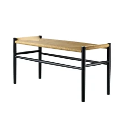 FDB Møbler J163 Piano bench Klavierbank Schwarz/Natur Online