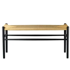FDB Møbler J163 Piano bench Klavierbank Schwarz/Natur Online